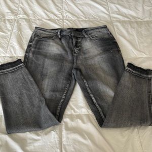 Judy Blue High Rise skinny frayed hem Jeans